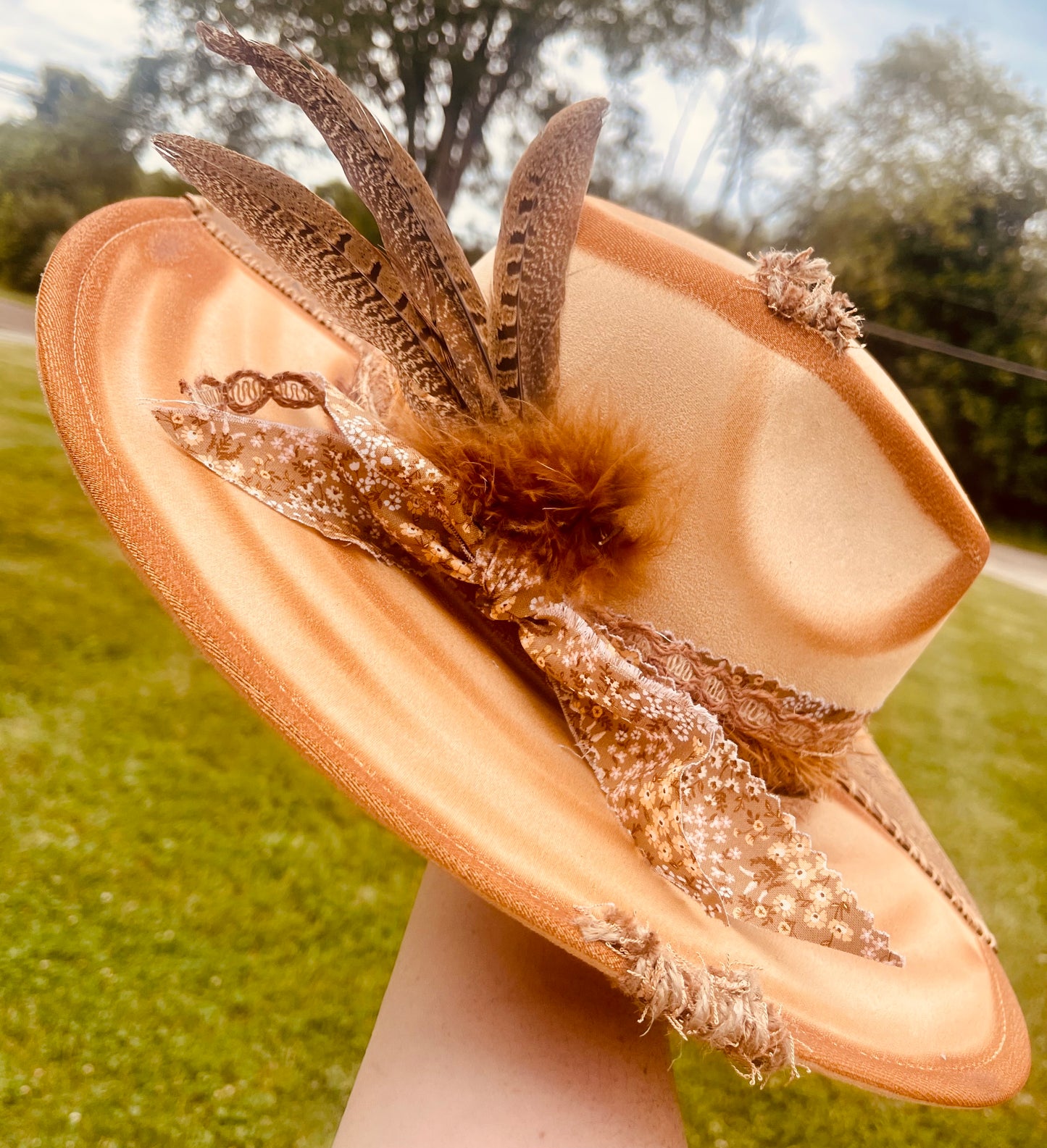 Tooled to Perfection- Hand Burned Hat