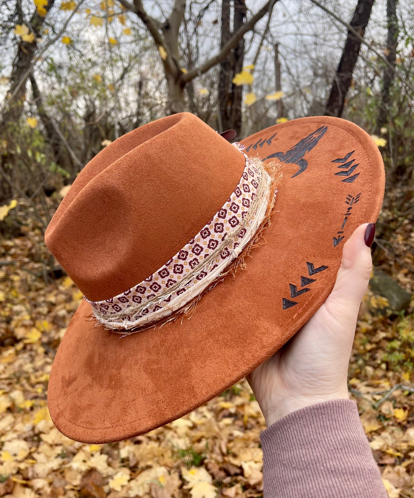 Canyon Drifter Hand Burned Hat