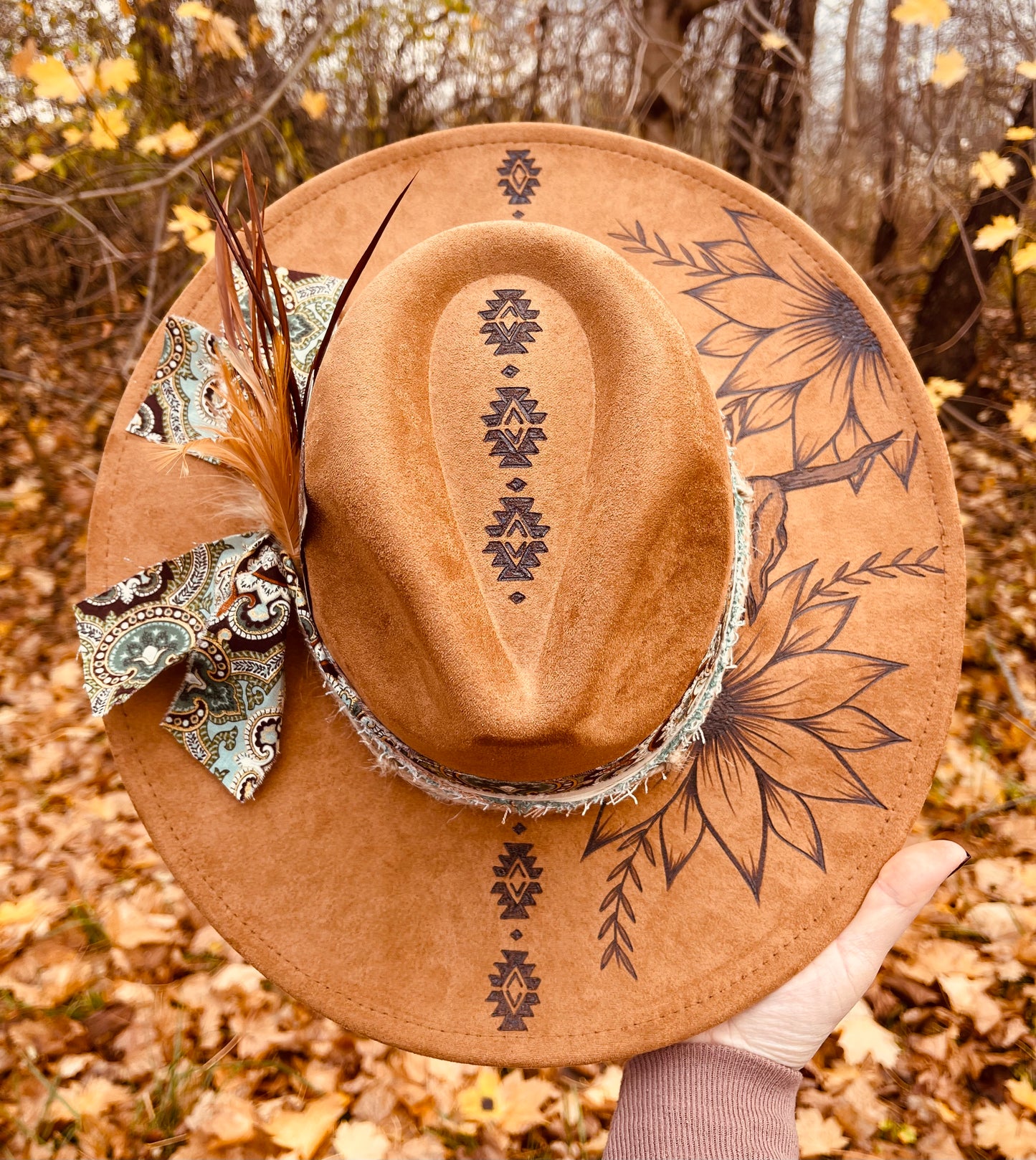 Canyon Drifter Hand Burned Hat