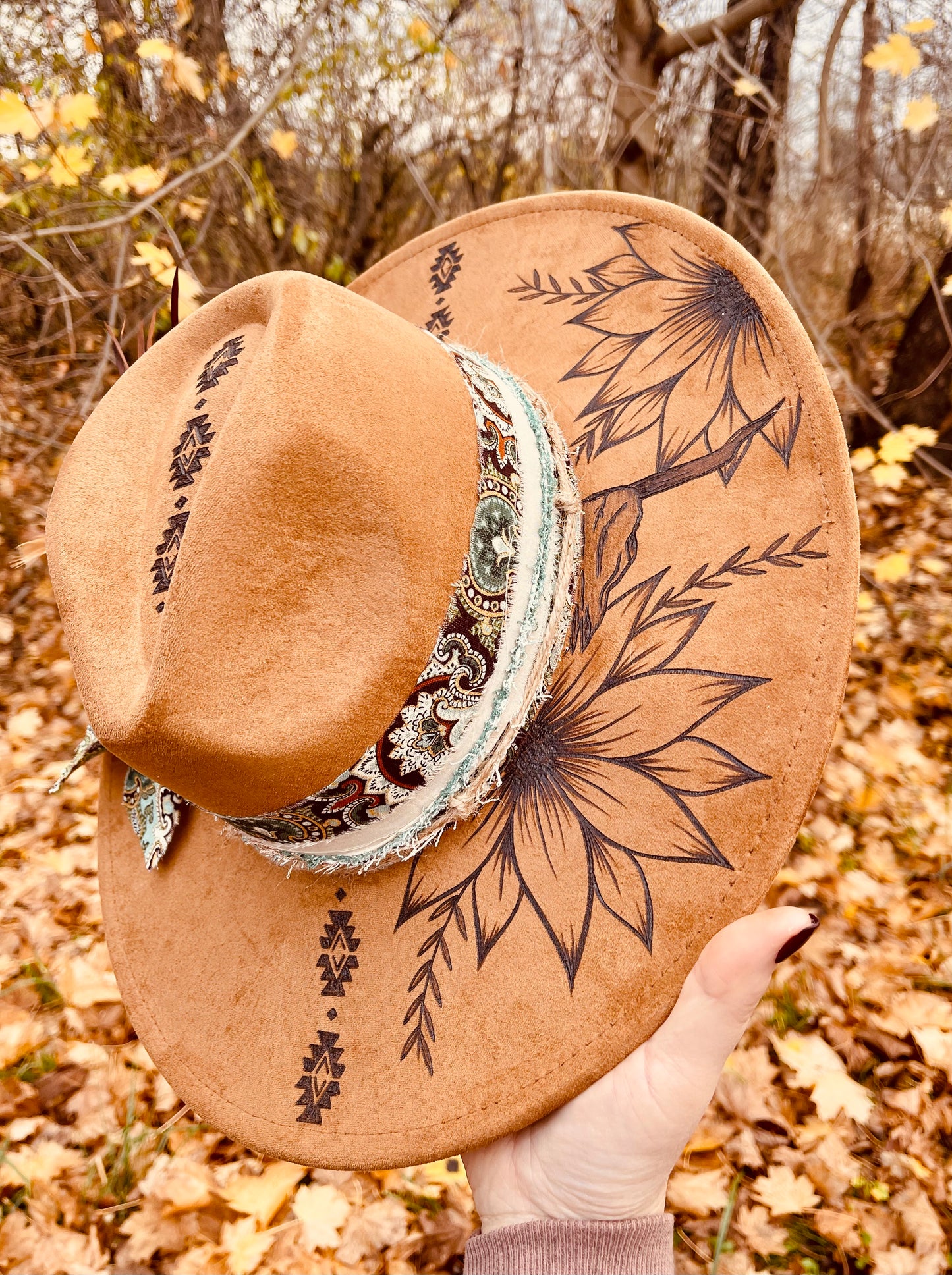 Kissin Kate - Hand Burned Hat