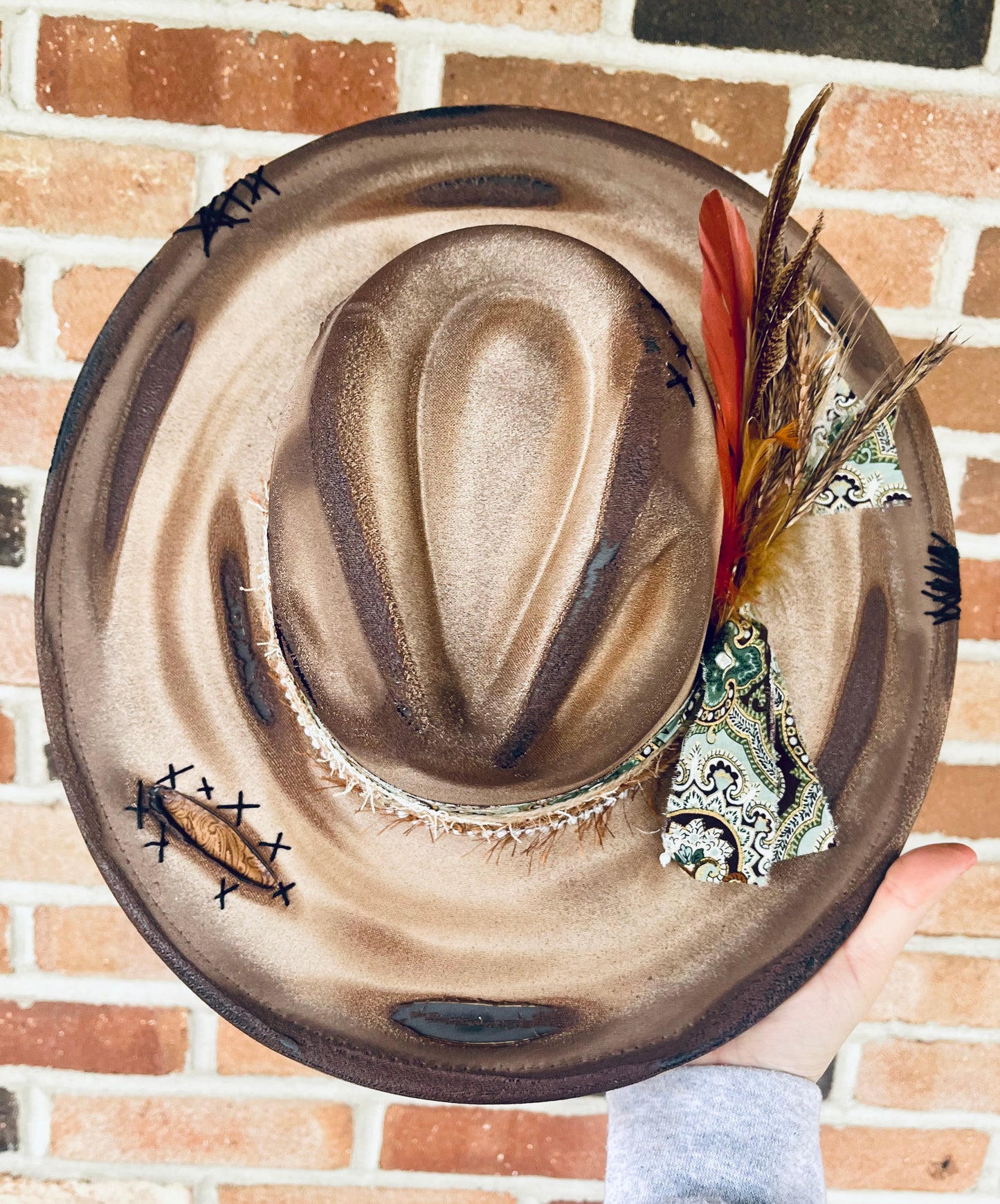 Walk Through Flames - Hand Burned Hat