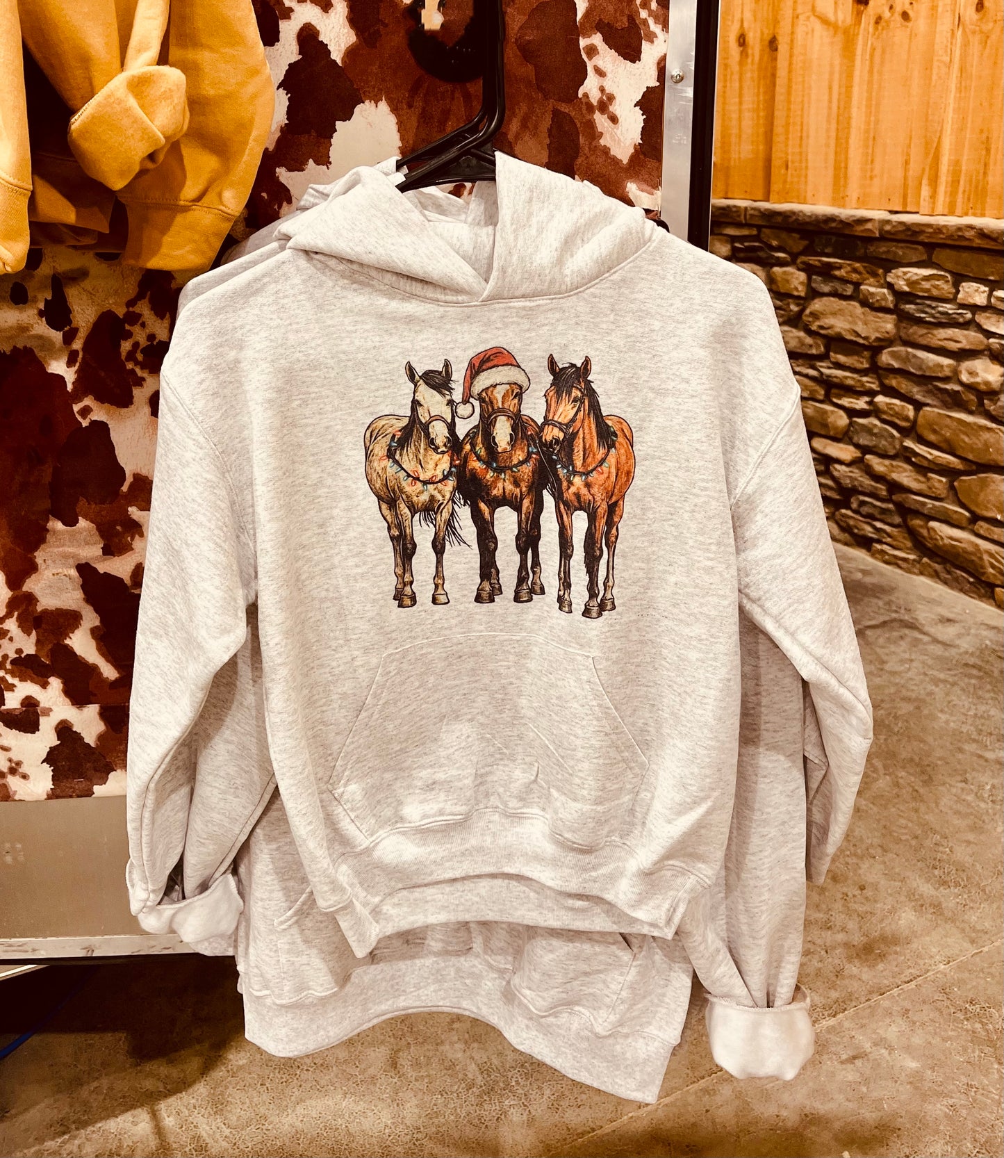 Christmas Horses Hoodie