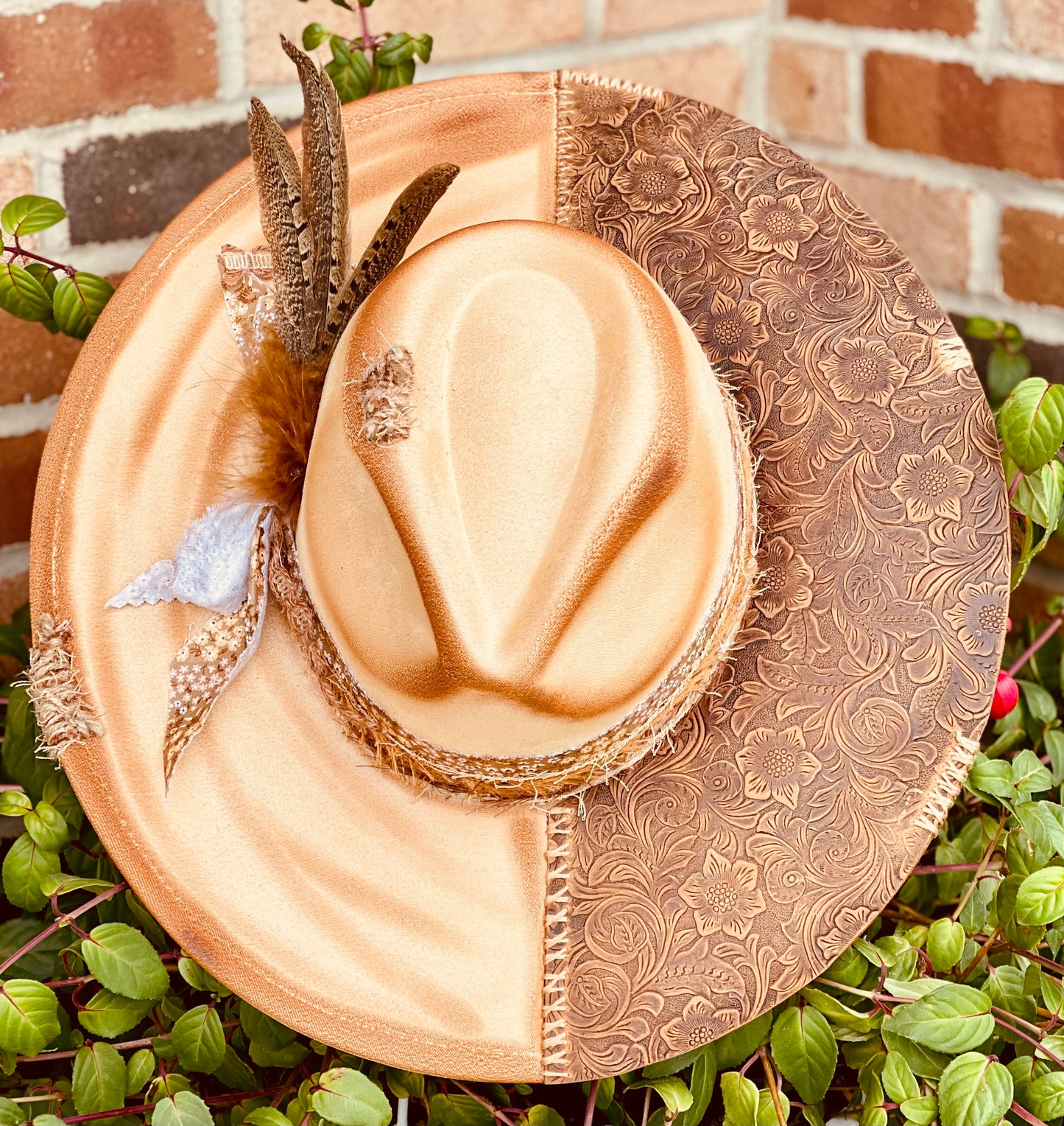 Tooled to Perfection- Hand Burned Hat