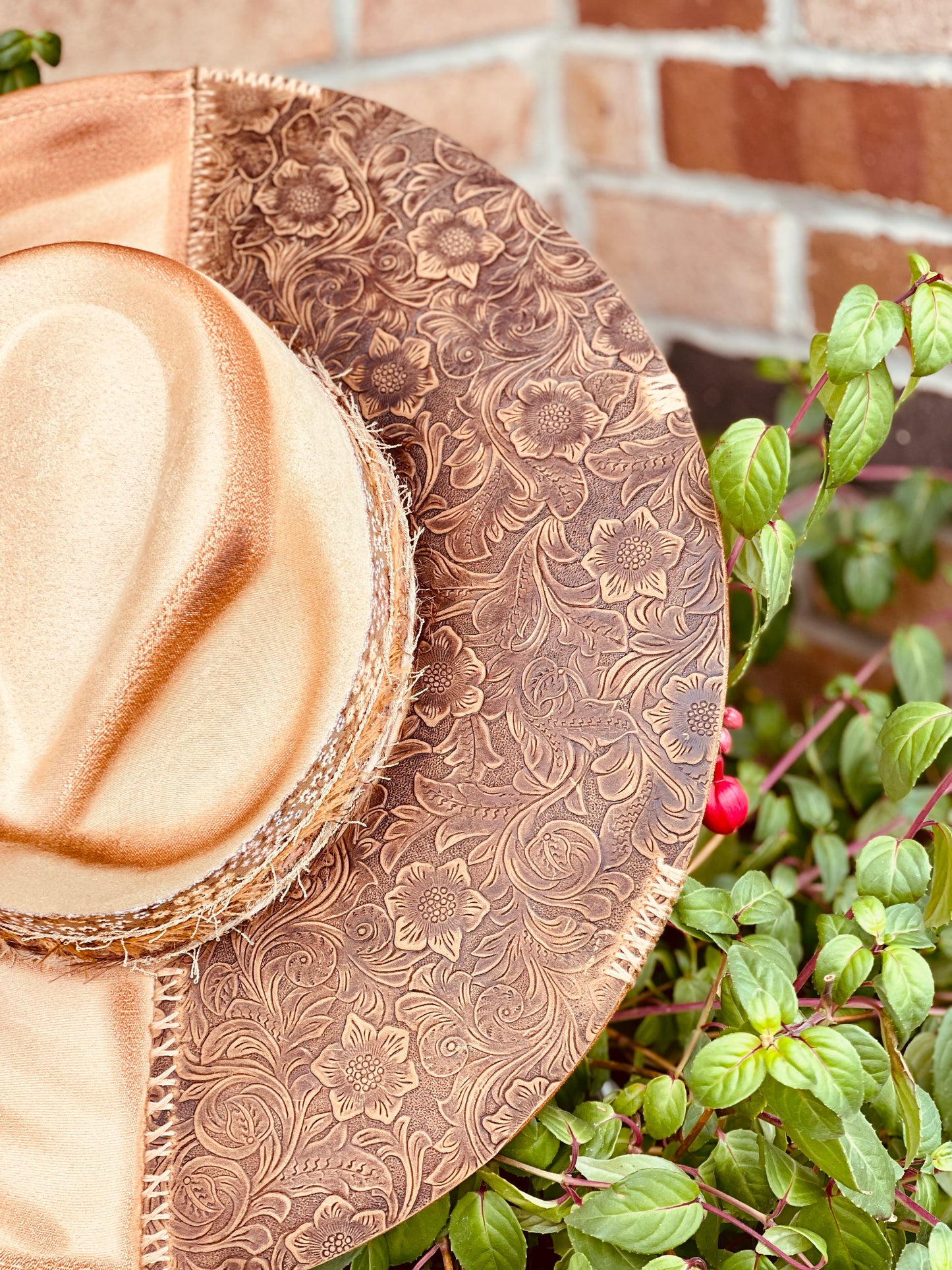 Tooled to Perfection- Hand Burned Hat