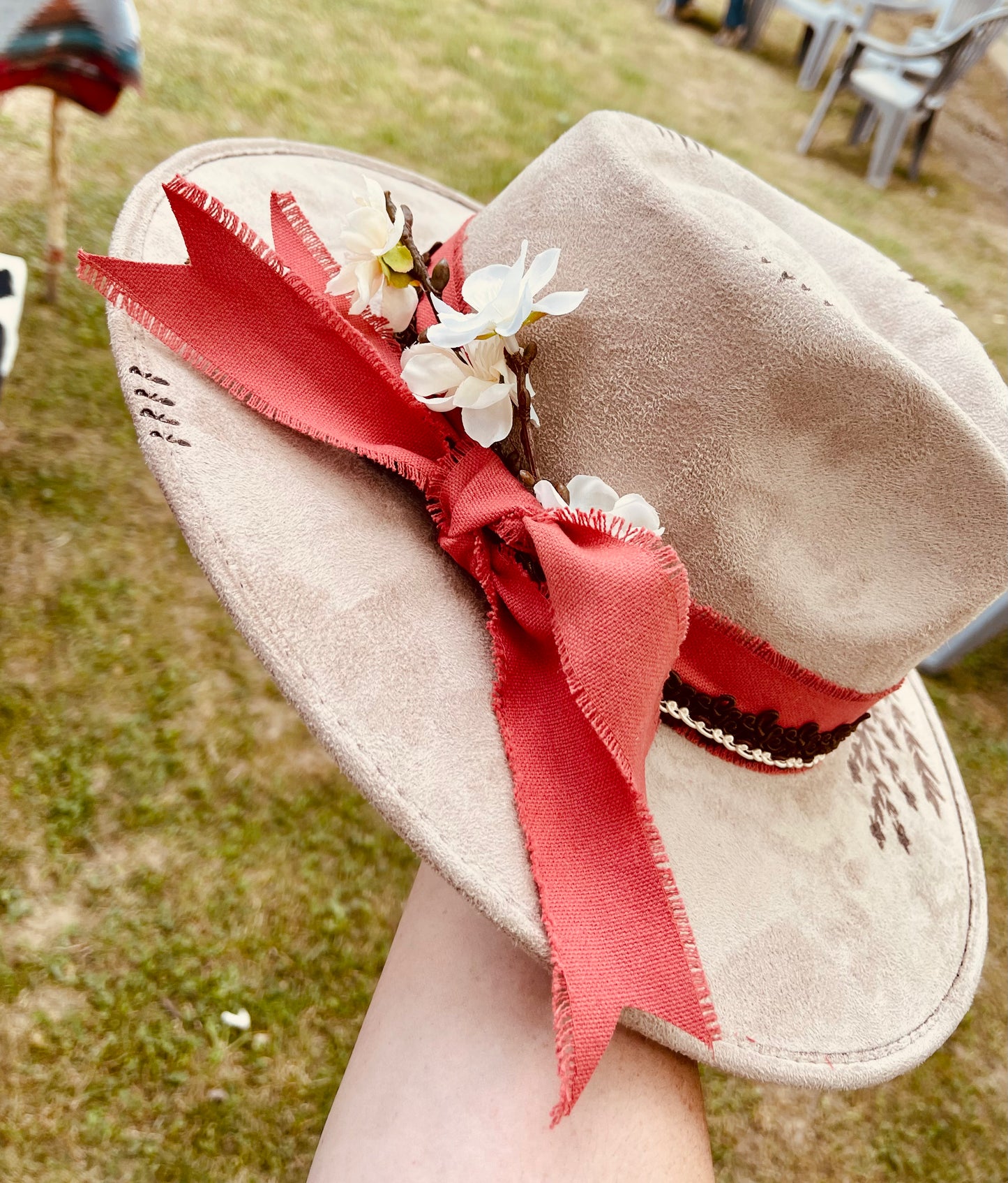 The Original Hippie- Hand Burned Hat