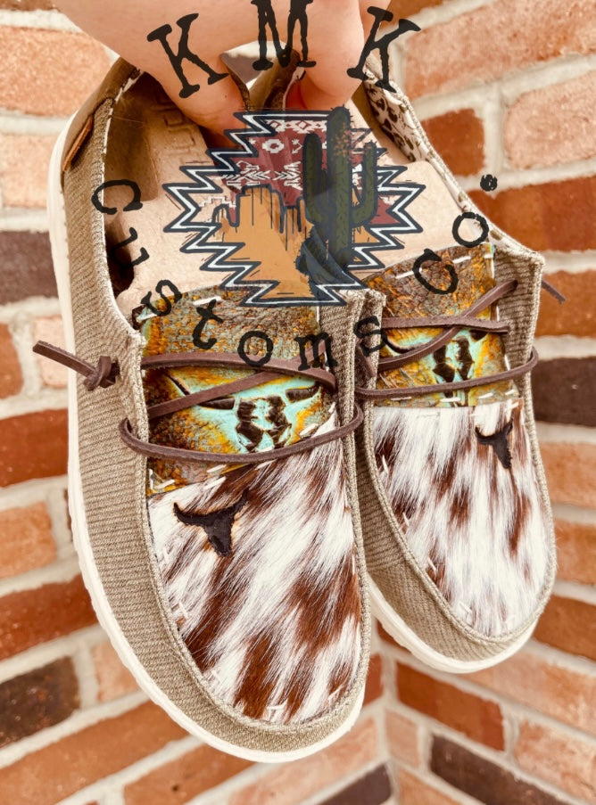 Longhorn Cowhide Custom Kicks