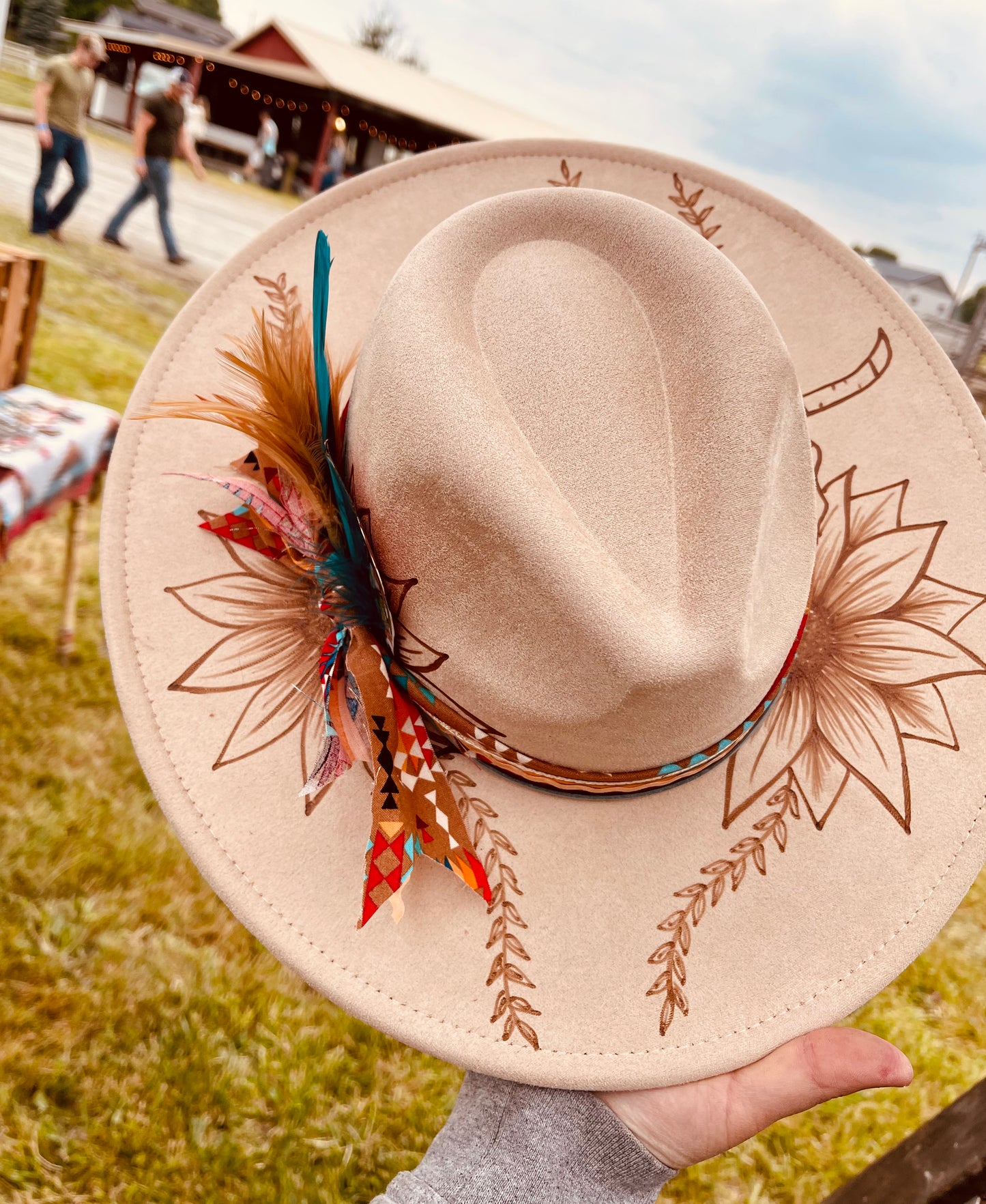 The Sweet and Simple- Hand Burned Hat