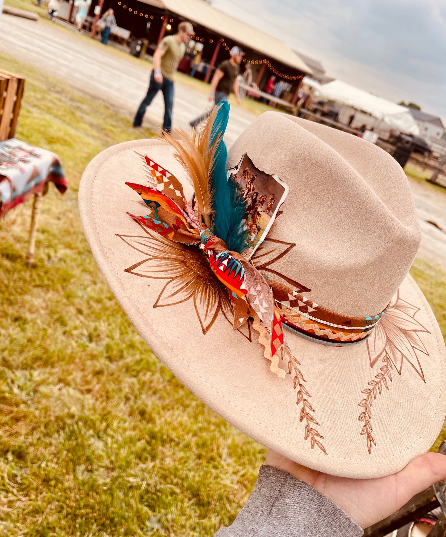 The Sweet and Simple- Hand Burned Hat