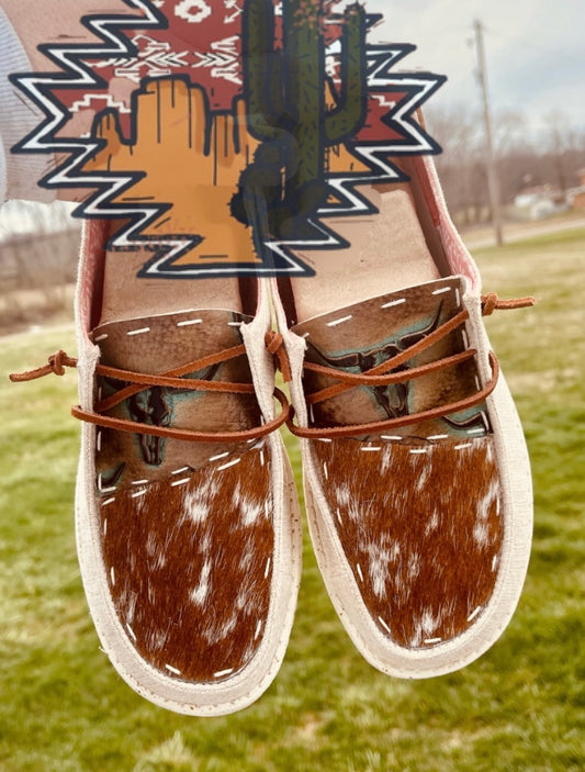 Longhorn+Cowhide Genuine Shoes