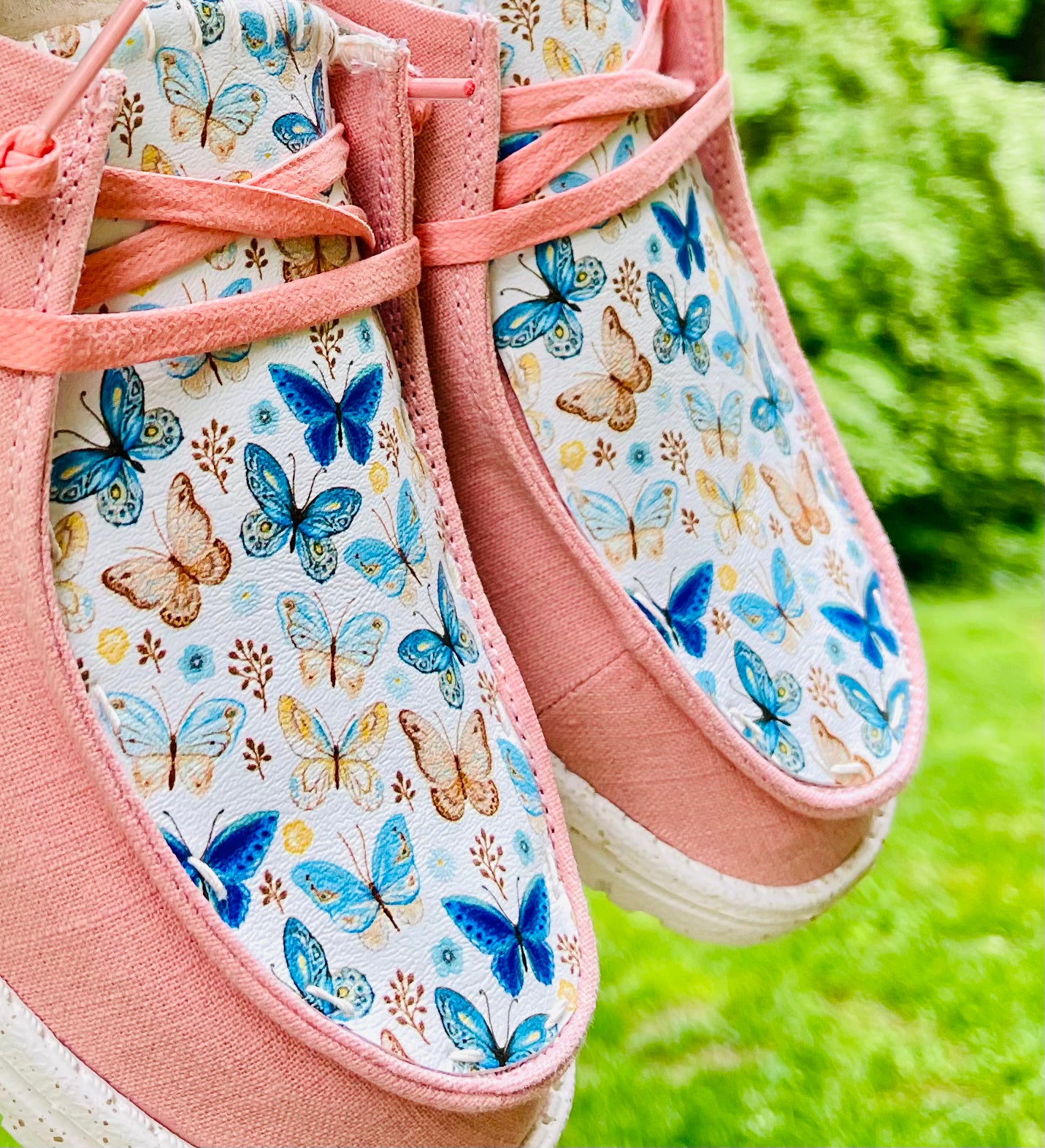 Butterfly Hand Embellished Shoes